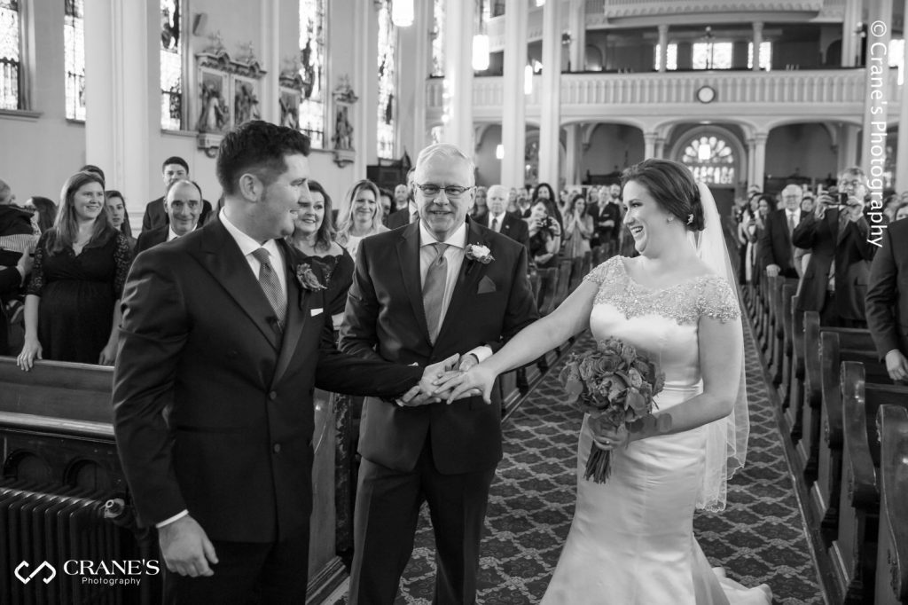 A Catholic Wedding Ceremony at St. Michael's Church in Old Town in Chicago