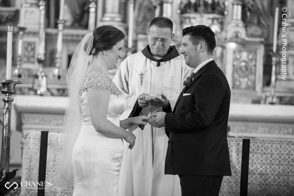 A Catholic Wedding Ceremony at St. Michaels Church in Old Town in Chicago