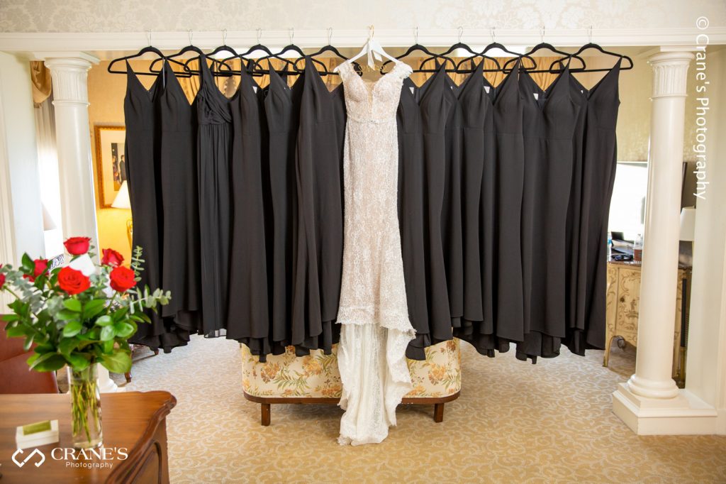 Bridesmaids dresses at Princess Diana Suite
