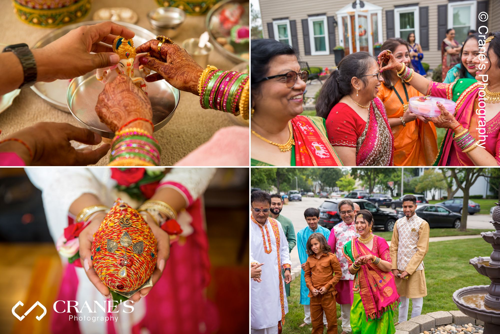 Pre-wedding Indian GANESH PUJA ceremony