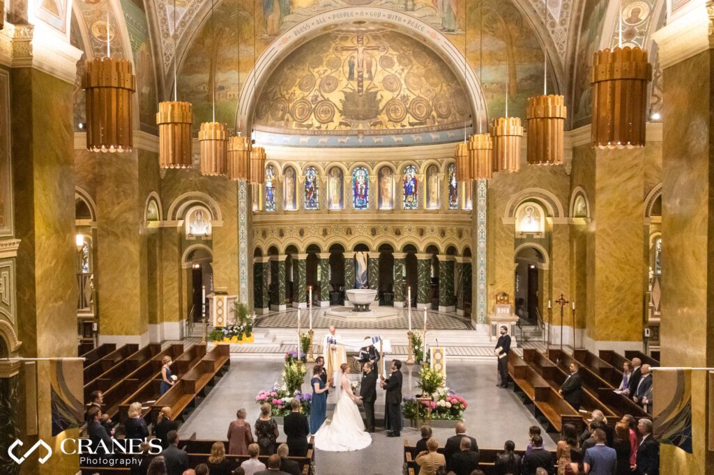 St. Clement's Chicago wedding ceremony