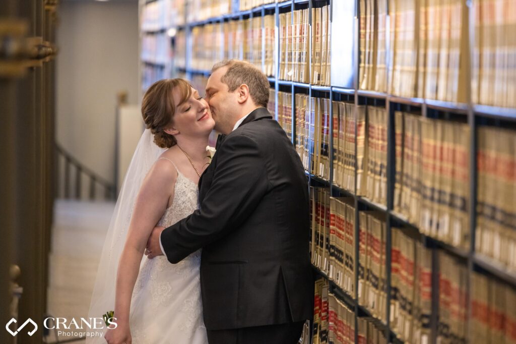 Sean and Brenna's wedding at The Library at 190 South LaSalle in Chicago