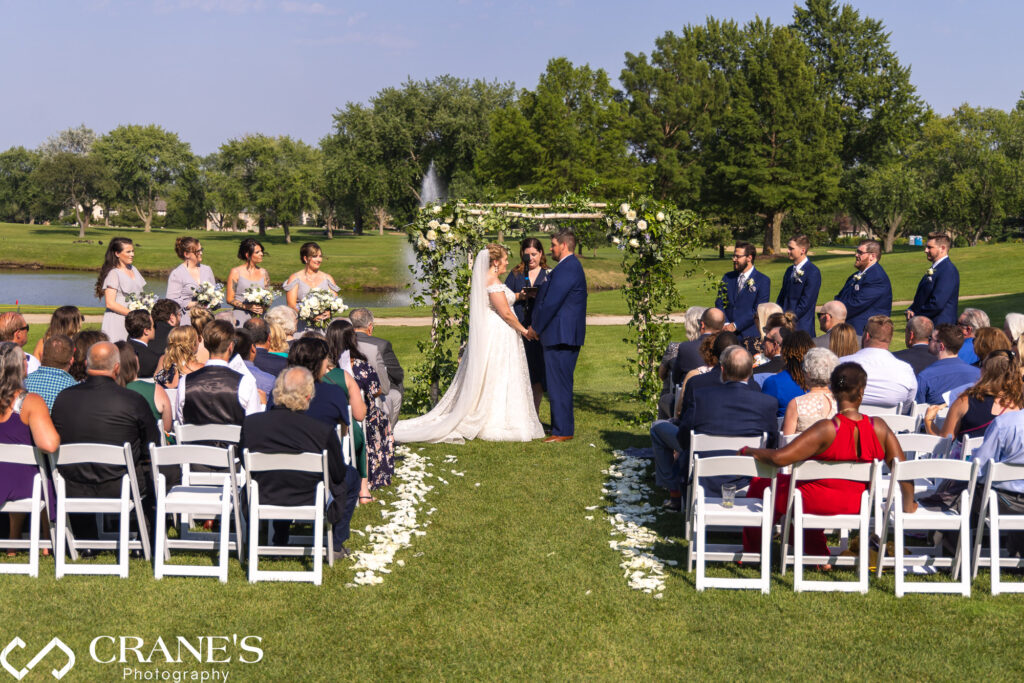 Bloomingdale Golf Club became the canvas for Rebecca and Keith's love story that would leave a lasting mark.