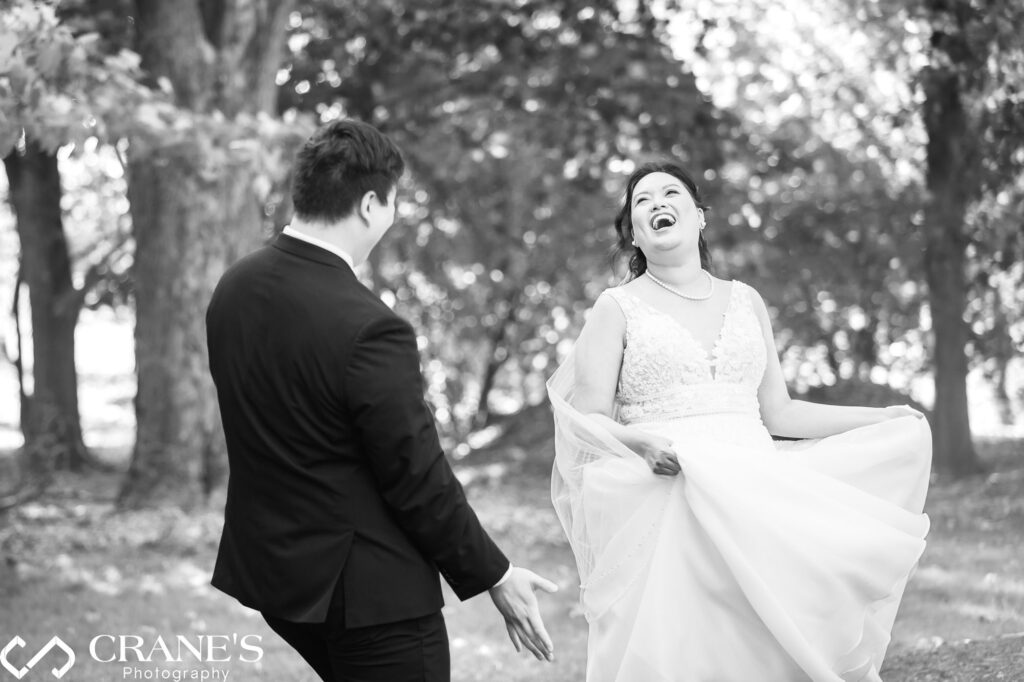 The air was filled with anticipation and the promise of joyous celebrations at Beth and James' wedding at Hyatt Lodge.